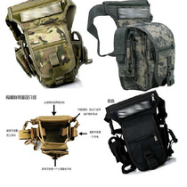 Black Tactical Riding Bag Outdoor Multifunction Tool Leg Bag Photography Camera ACU