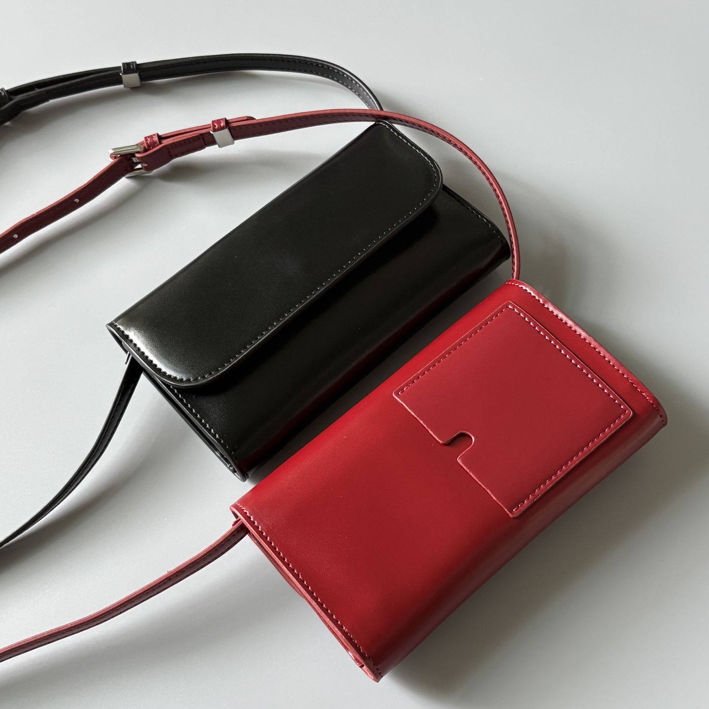 韩版小众款 极简多功能小方包 牛皮斜跨小包手机包 单肩包迷你,淘宝优惠券,粉丝福利购,淘宝优惠卷