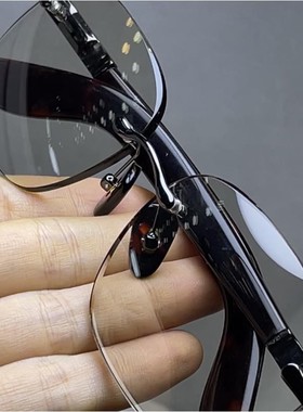 2024新款纯天然水晶石眼镜墨镜司机太阳镜清凉护目镜中老年太阳镜