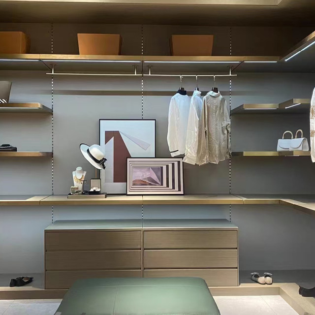 Simple and fashionable model room decoration orange storage box