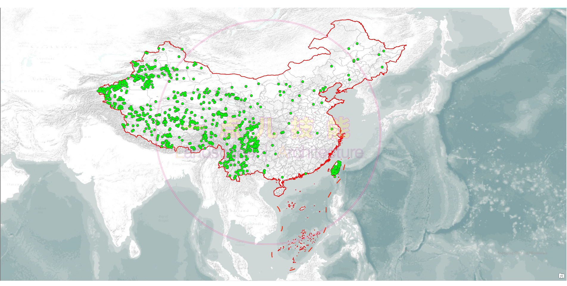 全国地震GIS数据集SHP+Excel  时间 坐标 等级  震源深度 - 图1