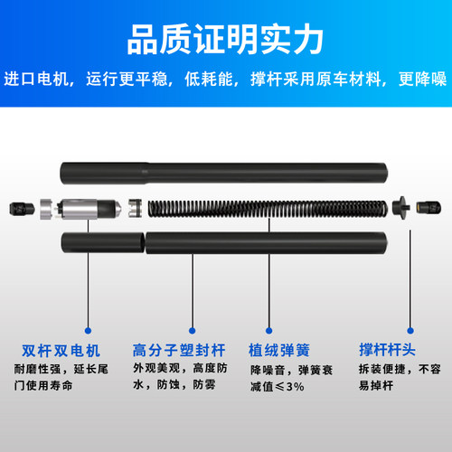 适用于宝骏530 510 560星光730星光560云海云朵缤果S电动尾门改装 - 图1