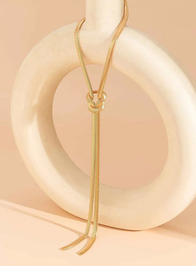 Sexy Smooth Long Snake Twisted Chain Necklace Bracelet Women