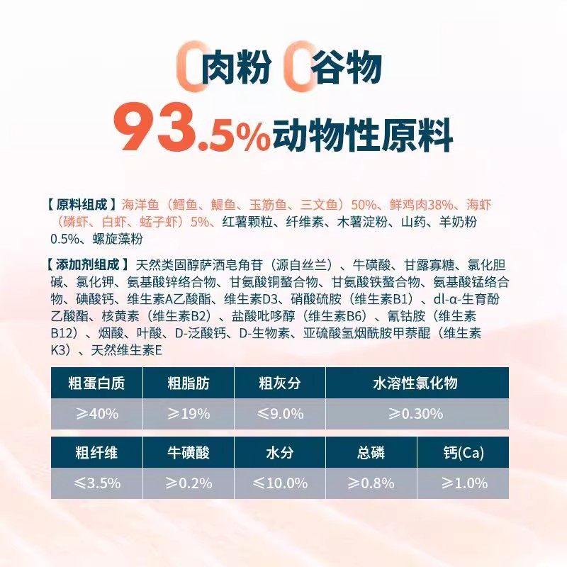 鲜朗猫粮鱼肉低温烘焙无谷幼猫成猫营养全价奶糕通用天然猫粮2kg,淘宝优惠券,粉丝福利购,淘宝优惠卷