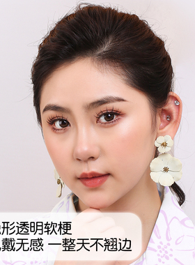 至一片式假睫毛透明隐形梗假睫毛