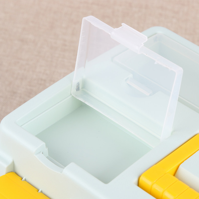 手提书法毛笔墨汁毛毡收纳盒国画美术水粉颜料箱大号家庭工具箱,淘宝优惠券,粉丝福利购,淘宝优惠卷