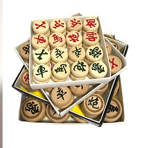 黑龙实木相棋成人老人特大号中国象棋皮革棋盘榉木隶书字体木质70 - 图0