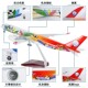 A350 Sichuan Airlines Sichuan Airlines Panda Civil Aviation Aircraft Model Assembly Model