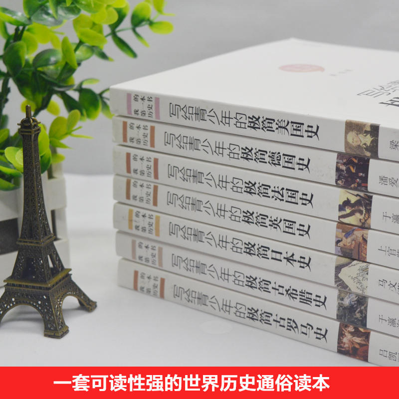 全7本 世界简史历史书籍 畅销书排行榜 极简历史系列美国史英国史法国史德国古希腊史古罗马 世界通史青少年中小学生课外书籍 - 图1