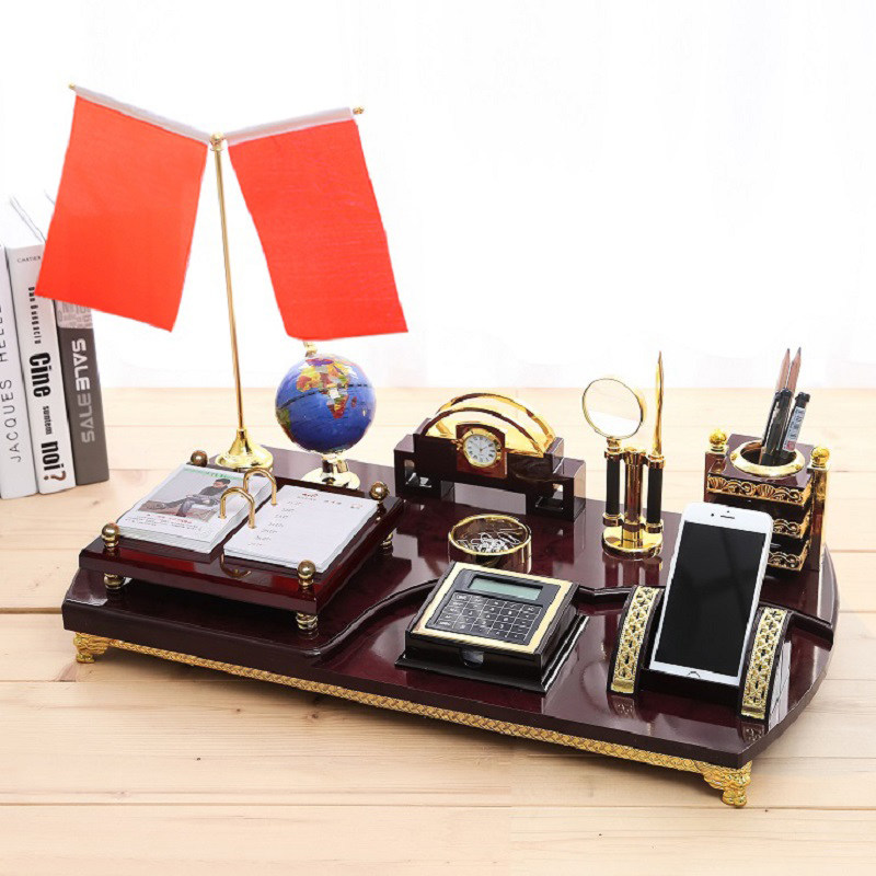 办公室桌面上装饰品摆件笔筒高档时尚开业创意礼品送朋友客户礼物