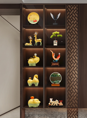 欧裔轻奢高档大象客厅装饰品