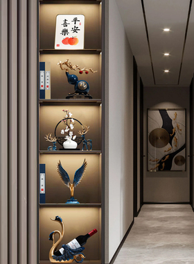 新中式高档套装摆件家居电视柜新房客厅玄关酒柜饭厅柜装饰品摆件