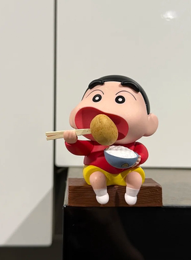 可爱蜡笔小新树脂摆件