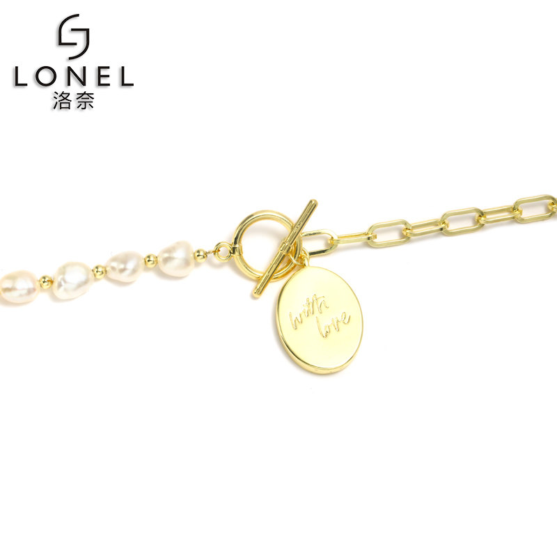 2022年新款女轻奢小众设计感锁骨链 lonel洛奈项链