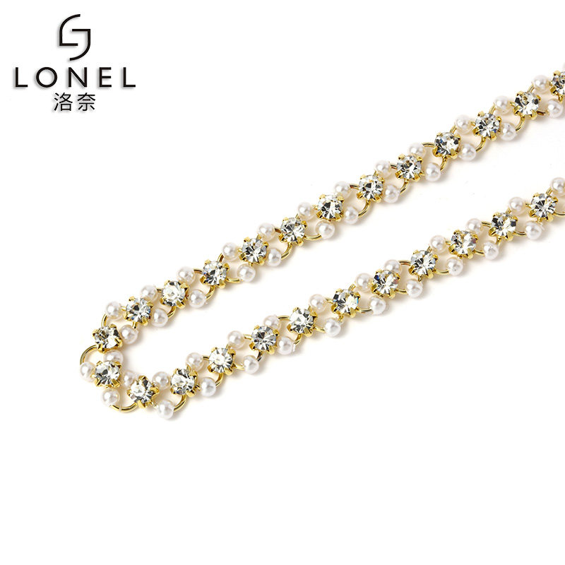春夏小众设计高级感仿珍珠毛衣链 lonel洛奈项链