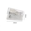 Transparent compact mini portable office stapler