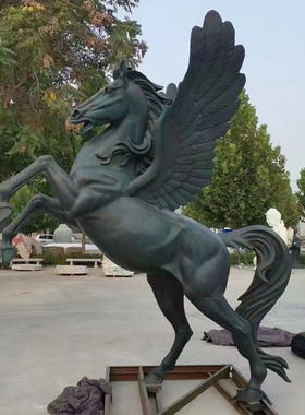 仿真马雕塑玻璃钢景观装饰