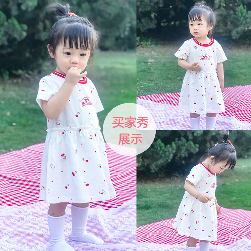 hellokitty女童连衣裙夏装公主裙子 hellokitty贝贝帕克连衣裙