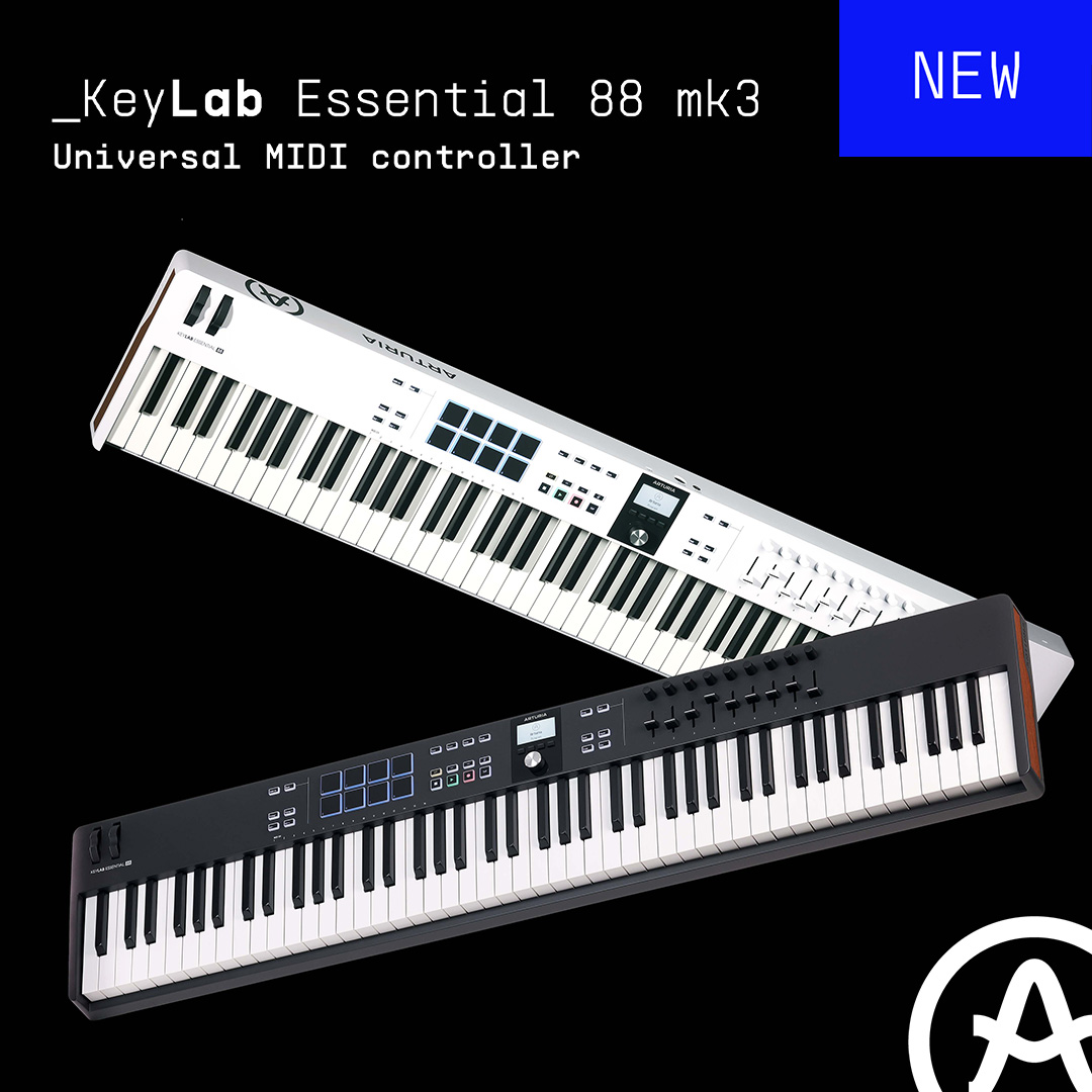 【键盘科学】Arturia KeyLab Essential MK3编曲MIDI键盘-图0