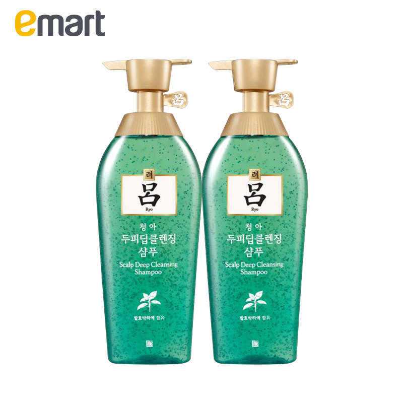 emart爱茉莉绿吕清润无硅油洗发水 emart海外洗发水