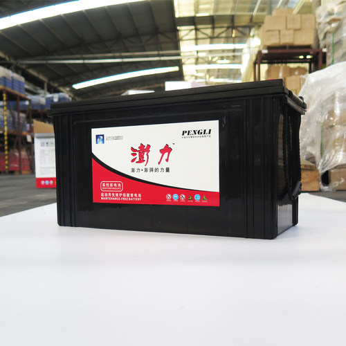 汽车电瓶12V100ah免维护铅酸蓄电池农用中巴跃进福田客车货车尾板 - 图1