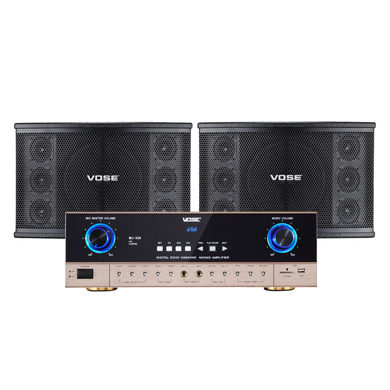 vose vs-1801家庭卡拉ok舞蹈室功放 voseKTV/卡拉OK音箱