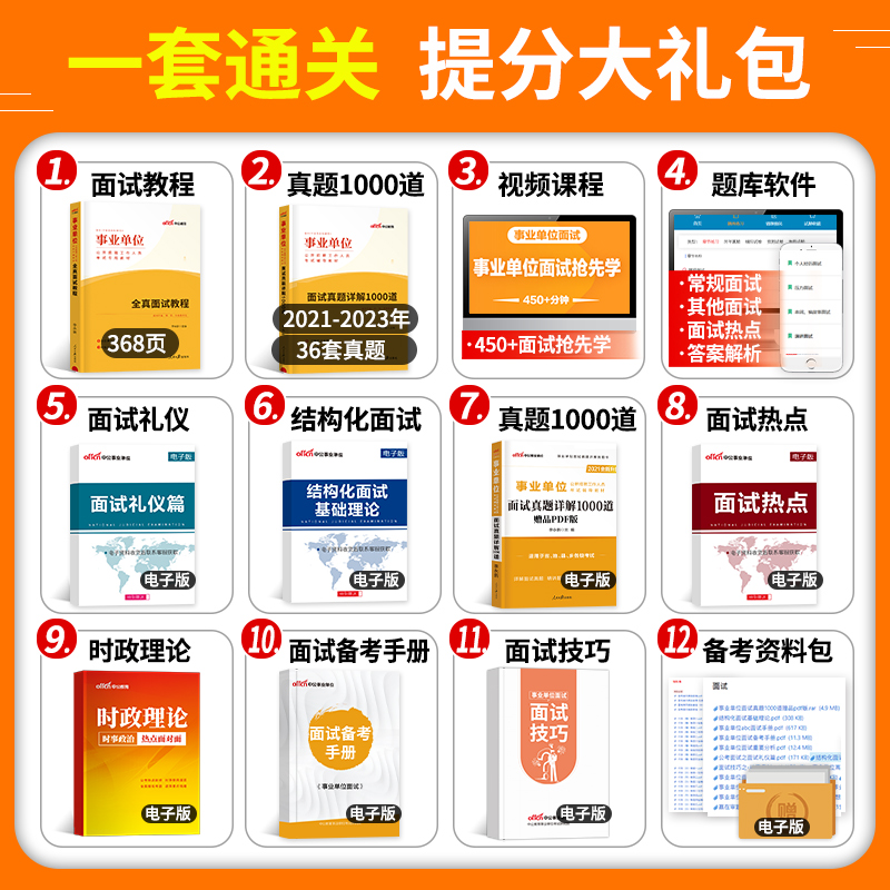 中公事业单位面试用书2024年事业编考试资料教材书历年真题1000结构化医疗卫生护理内蒙古河北上海江苏广东贵州江西安徽省山东陕西-图1