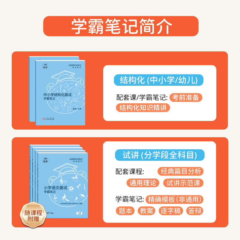 上岸熊教资语文面试笔记小学初中高中学科试讲结构化答辩教案模板面试资料逐字稿年25上半年教师证资格证考试真题库2025中职专业课
