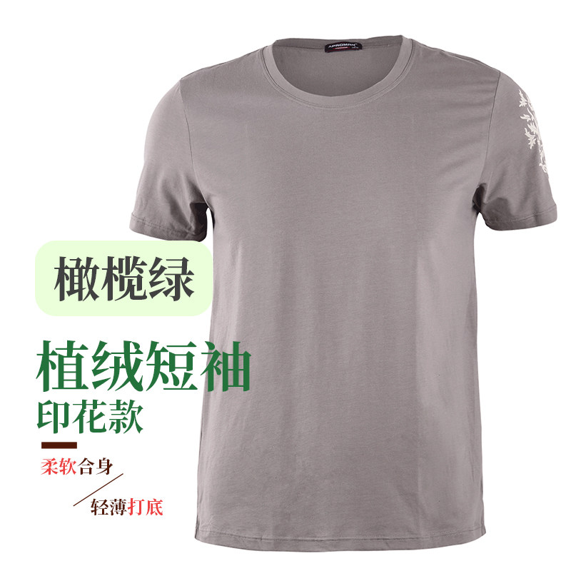 PROMAN/豪门2026新款夏季男款圆领短袖T恤薄款打底衫运动休闲上衣