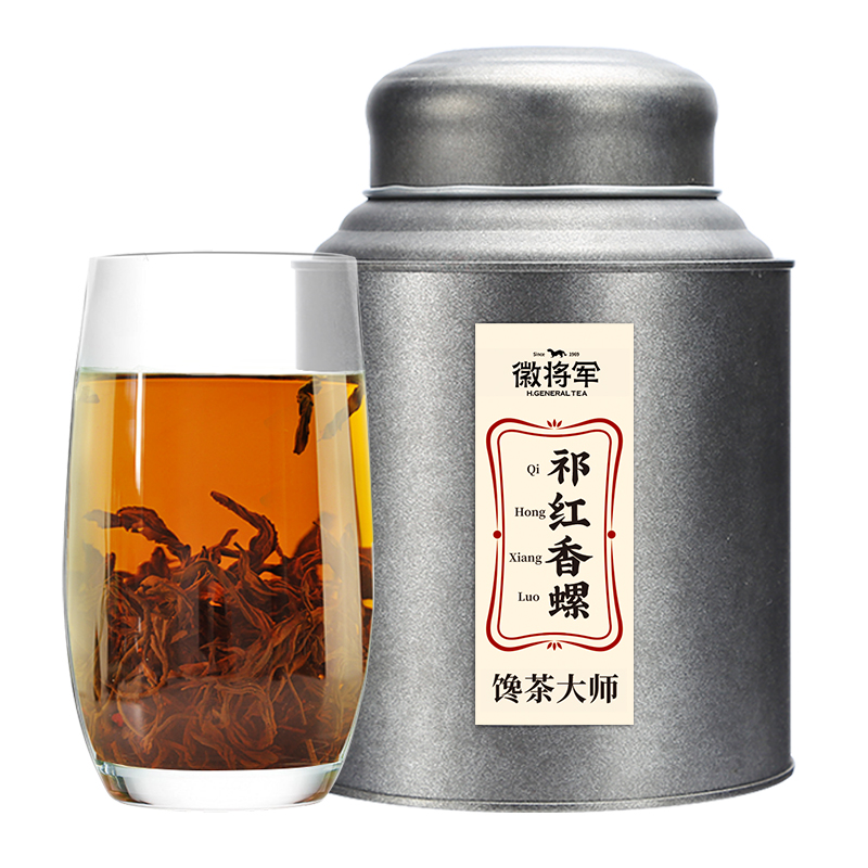 茗舌2024新茶红茶茶叶明前特级祁红嫩芽红香螺500g(慢茗)