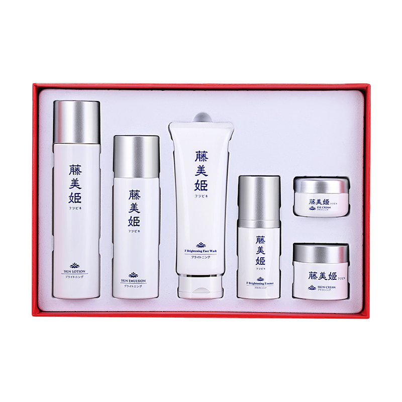 日本藤美姬薄雪草礼盒套装乳液眼霜 麦粉母婴洗浴护肤礼盒