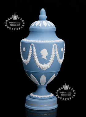 wedgwood限量女王冠军杯陶瓷摆件