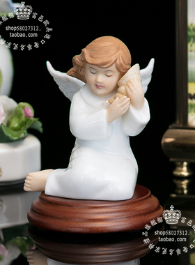 roman天使祈福守护陶瓷吊饰
