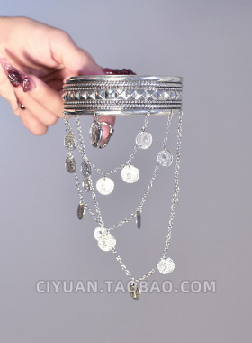 复古金属感臂环手臂装饰