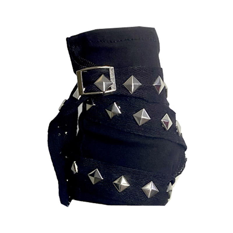 朋克哥特废土机能短款护腕手套亚比手袖y2k千禧辣妹cos忍者袖套 - 图3