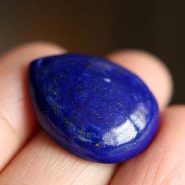 千蕊青金石小水滴裸石原色项坠 千蕊饰品项坠/吊坠