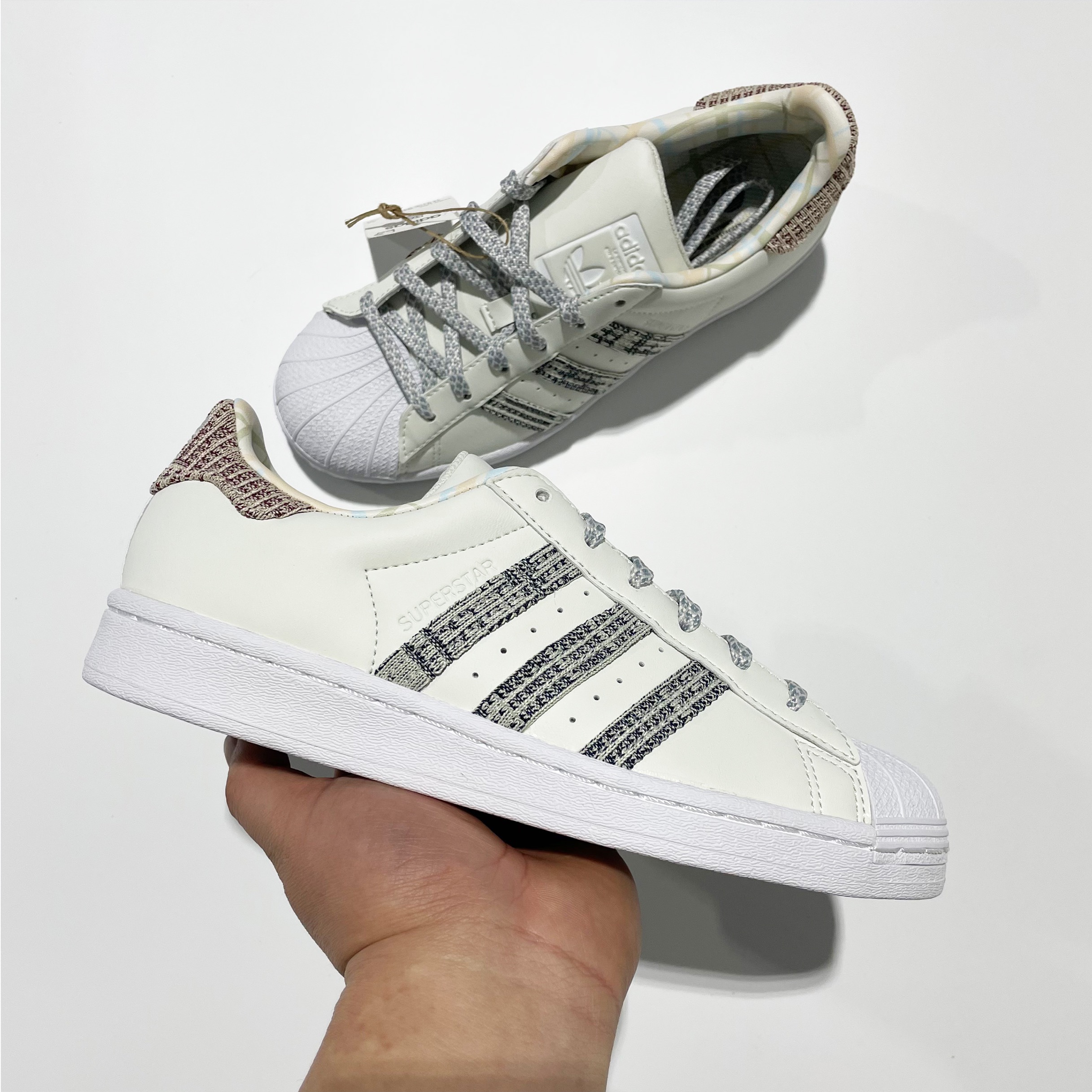 Adidas SUPERSTAR W男女贝壳头板鞋H03904 CG6010 GX2180 GZ5216 - 图1