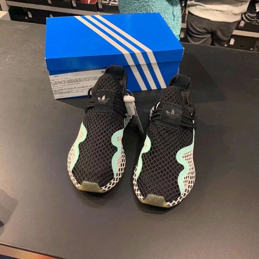 Adidas/阿迪达斯三叶草 Deerupt女子休闲轻便训练跑步鞋 CG6086-图1