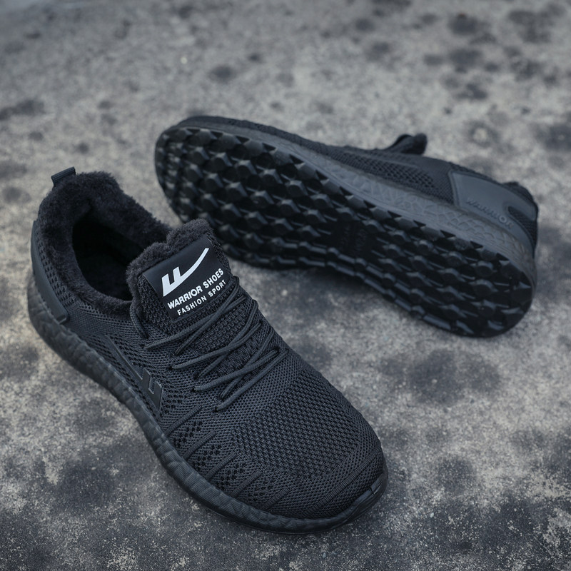 正品回力运动棉鞋男加绒防寒防滑低帮黑色百搭时尚休闲保暖鞋冬季,淘宝优惠券,粉丝福利购,淘宝优惠卷