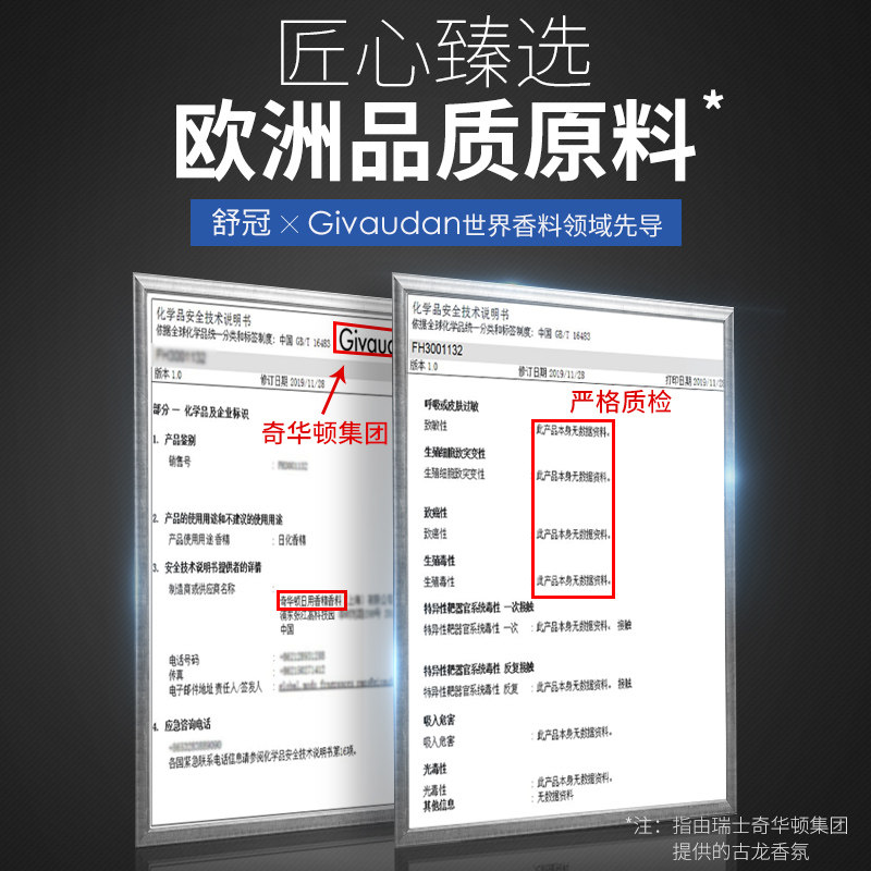 舒冠古龙香水持久留香沫浴沐浴露 舒冠洗护沐浴露