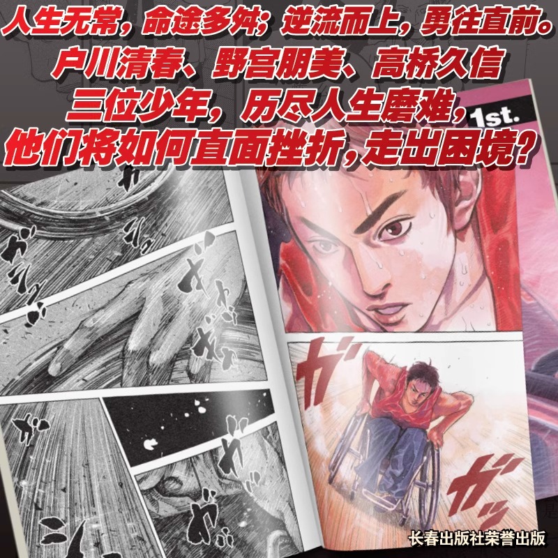 【官方正版】命运强手漫画1-5册 井上彦雄著完整版灌篮高手作者10天以后再跳跃Slamdunk日本动漫原著书籍正版篮球故事 长春出版社