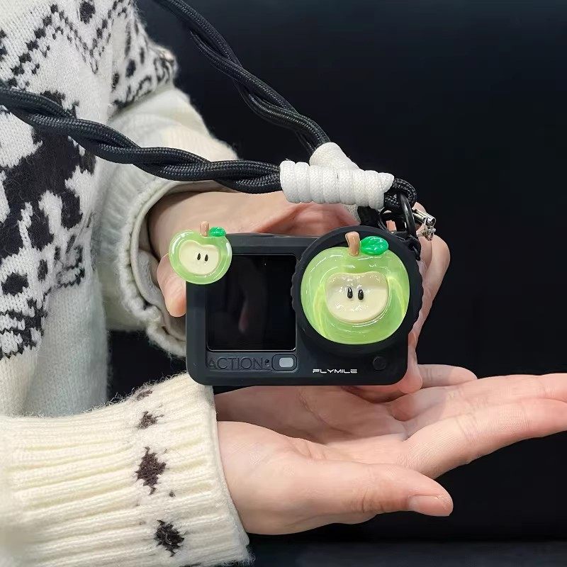 可爱红苹果适用大疆action6/5pro/4/3运动相机保护套配件镜头盖女,淘宝优惠券,粉丝福利购,淘宝优惠卷