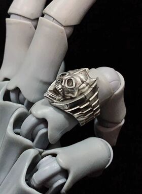 奇妙冒险吉良吉影JOJO杀手皇后枯萎穿心攻击戒指对戒巴纳指环调节