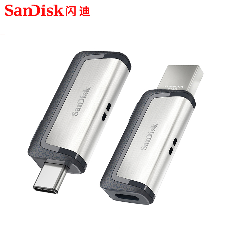 闪迪type-c手机u盘128g安卓手机u盘typec接口usb3.1电脑两用优盘 - 图0