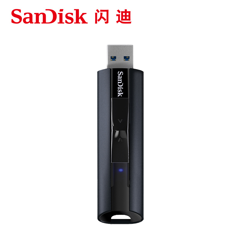 闪迪固态u盘128g优盘cz880高速usb3.2接口固态3.0加密打碟u盘 - 图3