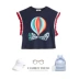Áo thun bé gái tay ngắn 2019 hè mới Quần áo trẻ em Hàn Quốc lớn trẻ em nước ngoài cotton rộng T áo thun nữ - Áo thun