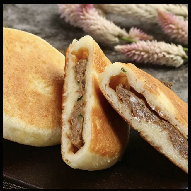 盒马工坊代购手作牛肉饼2只装200g