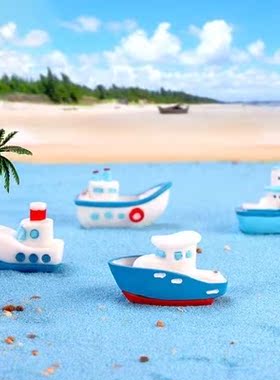 微景观仿真地中海风树脂工艺品