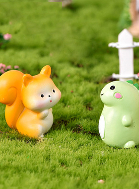 小熊可爱风卡通动物树脂工艺品