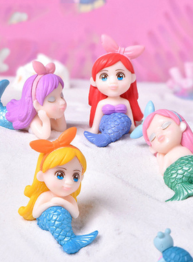 可爱风卡通动物盆栽塑料工艺品